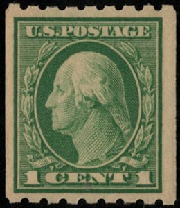 US #410 SCV $80.00 XF-SUPERB mint never hinged, nicely centered within large ...