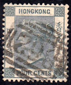 Hong Kong Scott 10 Used.
