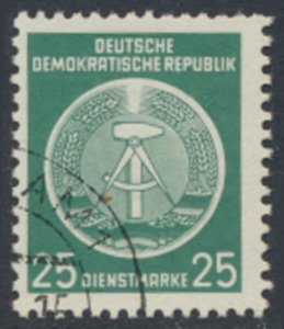 German Democratic Republic  SC# O10   Used  see details & scans