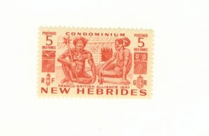 BRITISH NEW HEBRIDES 76 MNH CV $9.00 BIN $4.75
