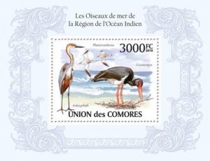 COMORES 2010 SHEET BIRDS SEABIRDS REGION OF THE INDIAN OCEAN OISEAUX cm10118b