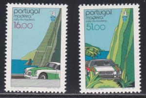 Portugal - Madeira # 95-96, Automobiles, NH, 1/2 Cat.