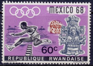 Rwanda, 1968, Summer Olympics - Mexico City, 60c, sc#252, MNH**