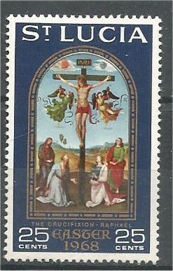 ST. LUCIA, 1968, MH 25c, Easter, Scott 233