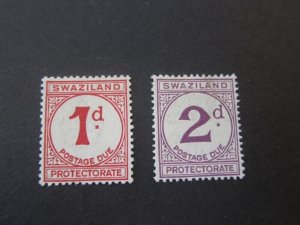 Swaziland 1933 Sc J1-2 set MH