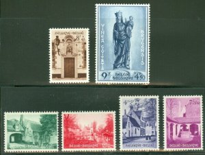 BELGIUM #B561-6 Complete set, og, NH, VF, Scott $175.00