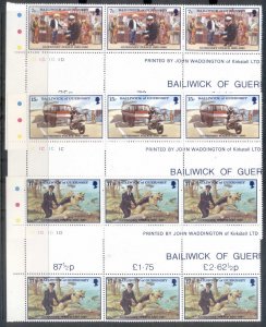 Guernsey 1980 Guernsey Police Force Blk6 MUH