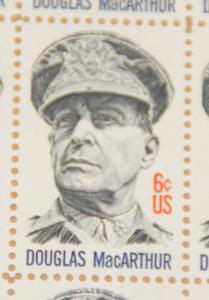 1971 sheet, General Douglas MacArthur Sc # 1424