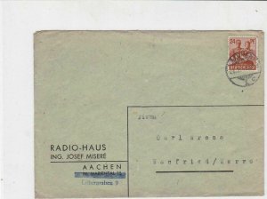 germany 1940s allied occupation stamps cover ref 18702