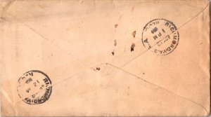 US 1900 Newport News F Flag cover