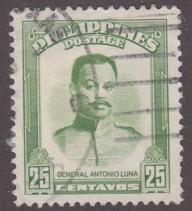 Philippines 598 General Antonio Luna 1958
