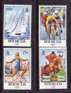 Bermuda-Sc#709-12- id6-unused NH set-Atlanta Olympics-Sports-1996-