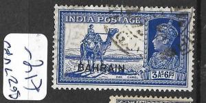 BAHRAIN (P0902B) KGVI ON INDIA  3A 6P CAMEL SG 27   VFU