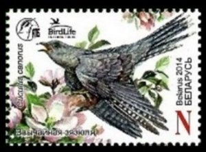 2014 Belarus 1003 Bird of the year. Common cuckoo 2,40 €