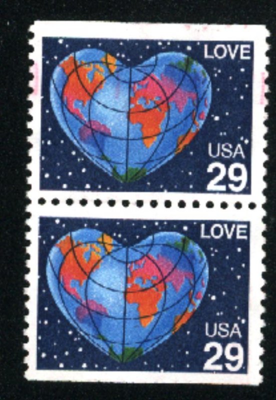 USA 2536   -2   Pair   Used   1991  PD