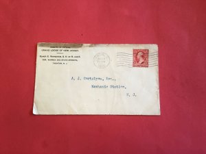 U.S Grand Lodge of New Jersey Trenton N.J 1903 stamp cover R36106