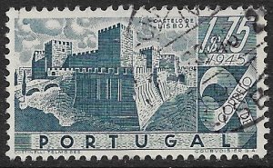 PORTUGAL 1946 1.75e LISBON CASTLE Issue Sc 667 VFU