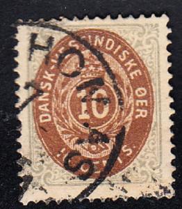 DANISH WEST INDIES # 10 - very fine used - 1876