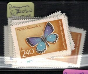 Romania Butterfly SC 2103-10 MNH (3eqo)