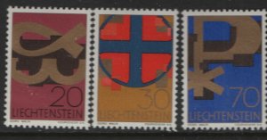 LIECHTENSTEIN  426-428  MNH  SET