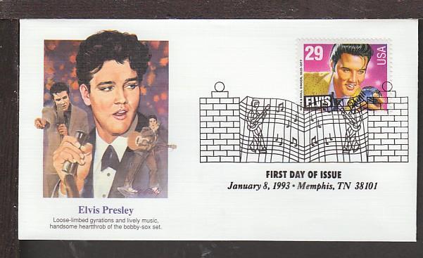 US 2721 Elvis 1993 Fleetwood U/A FDC O532