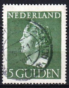 Netherlands 1946 Queen Wilhelmina 5 G. Mi. 455 Used
