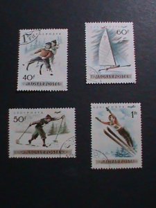 ​HUNGARY-WINTER SPORTS IN HUNGARY USE STAMPS VERY FINE WE SHIP TO WORLD WIDE