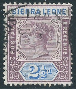 Sierra Leone Sc #38, 2-1/2d Used