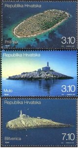 Croatia 2011 MNH Stamps Scott 811-813 Lighthouse