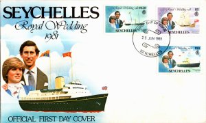 Seychelles, Worldwide First Day Cover, Royalty