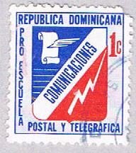 Dominican Republic Comunications 1c gray (AP103821)