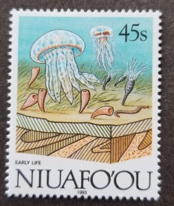 Niuafo'ou Evolution Of Earth Jellyfish Marine Life 1993 Early Coral  (stamp) MNH