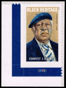 US #5753 Ernest J. Gaines P# Single; MNH