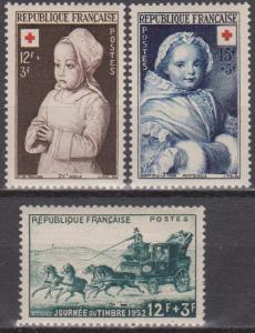 France #B264-6  MNH VF CV $11.50 (A6275)