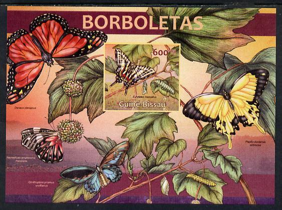 Guinea - Bissau 2013 Butterflies #05 imperf m/sheet unmou...