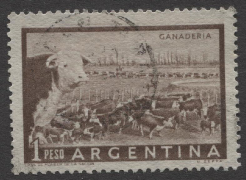 STAMP STATION PERTH Argentina #635 Definitive Used