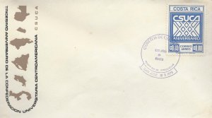 Costa Rica Central American University Federation, Emblem Sc C713 FDC 1978