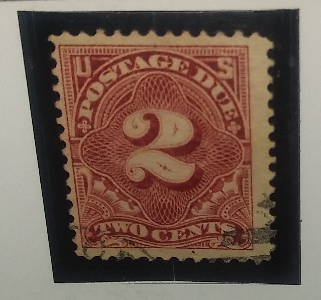 USPS 1894 2cent Postage Due stamp J30 United States, Postage Due
