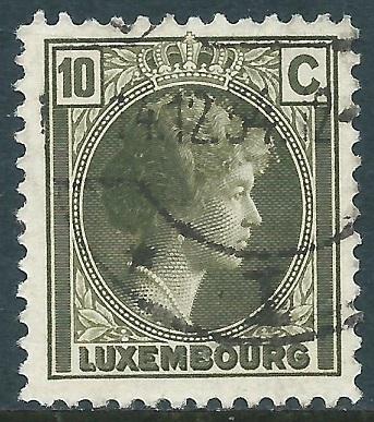 Luxembourg, Sc #160, 10c Used