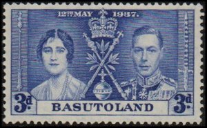 Basutoland 17 - Mint-NH - 3p Coronation Issue (1937) (cv $0.80)