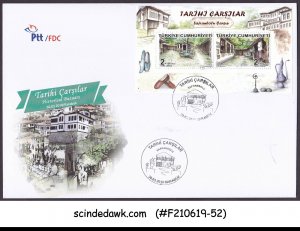 TURKEY - 2018 HISTORICAL BAZAARS - M/S - FDC