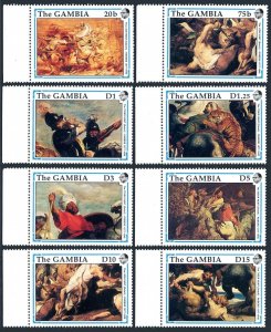 Gambia 1046-1053,1054-1057,MNH.Mi 1081-1091. Peter Paul Rubens,paintings,1990.