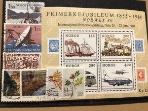 Norway 1980  mint never hinged or  used Good Quality stamps  Ref  62174