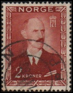 Norway 277 - Used - 2k King Haakon VII (1946) (2)