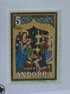 Andorra  1973  Scott 78 MNH - 5p, Christmas