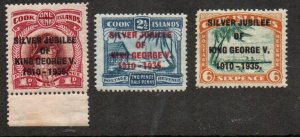 Cook Is. 98-100 Set Mint never hinged