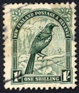 New Zealand SG567 1/- Single Wmk Used Cat 20 pounds