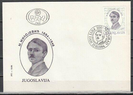 Yugoslavia, Scott cat. 1703. Composer M. Milojevic issue. First day cover. ^