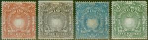 B.E.A KUT 1890 set of 4 High Value SG16-19 Fine Mtd Mint