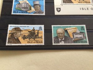 Sir Winston Churchill Isle of Man mint never hinged stamps A13472